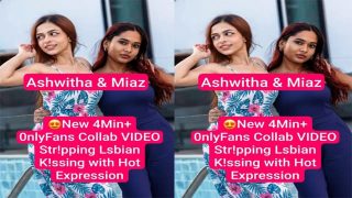 Ashwitha Miaz Lesbian – Hard Collab Strip Exposed MMS