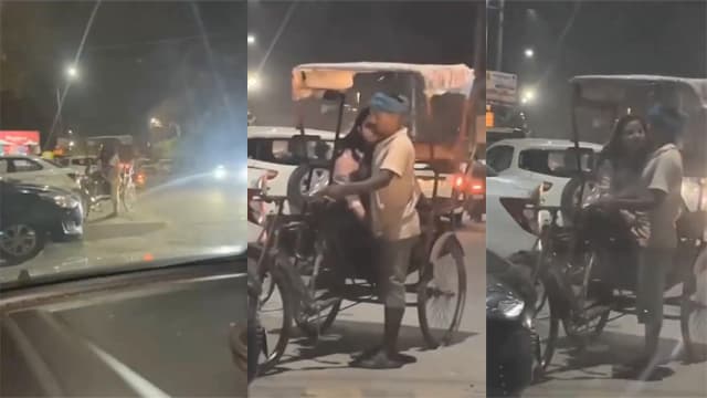 Road Rickshaw Penis – Girl Grab Loud MMS