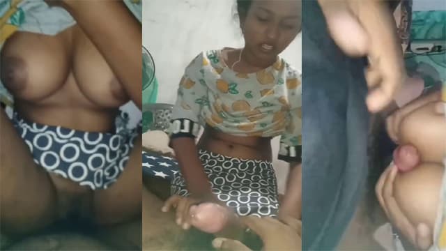 Sri Lankan GF Boobs – Hard Titjob Trying Exposed