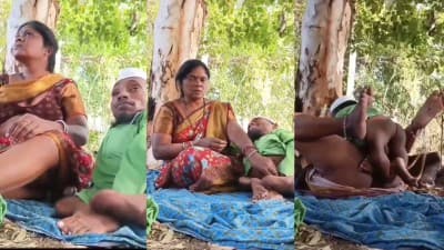 Madurai Village Aunty Fucking Saree blowjob Sex