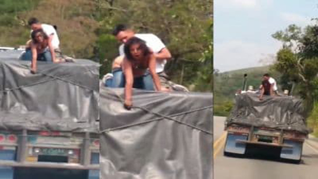 Ladki Ko Chod Diya – Truck Running Hard Exposed