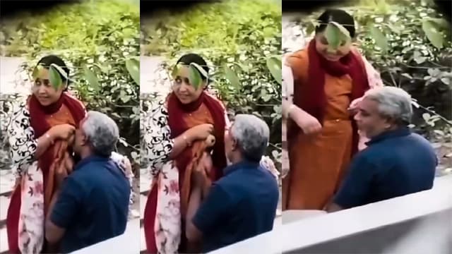 Desi Park Fuck – Old Man Aunty Boobs MMS