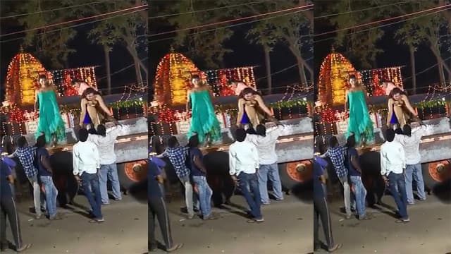 Desi Horny Naked Girl Fully Road Dance