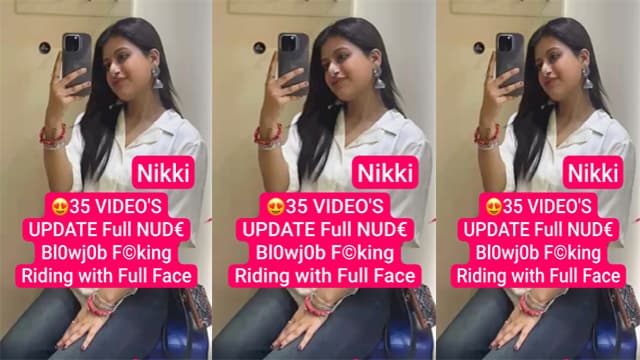 Niharika Aka Nikki Most Blowjob Riding Full Face