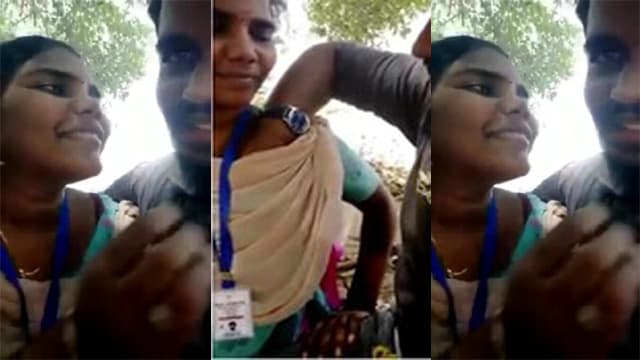 Desi Tamil Girl Boyfriend Dick Blowjob Outdoor