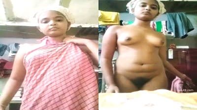 Horny Village Girl Expose Nude Boobs Fucking HD
