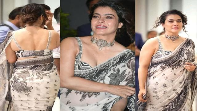 Horny Bollywood Kajol Boob Press Viral Video