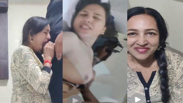 Desi Milf Giving Blowjob And Fucking in Missionary Doggy