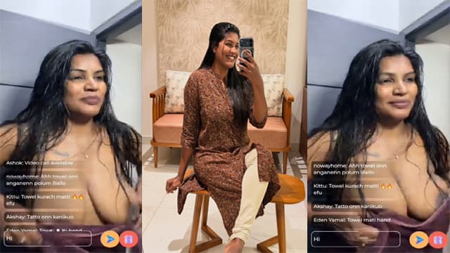 Mallu Reshma Rechu First Ever Nip Slip Video Free
