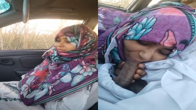 Horny Muslim Girl Blowjob On The Car Online